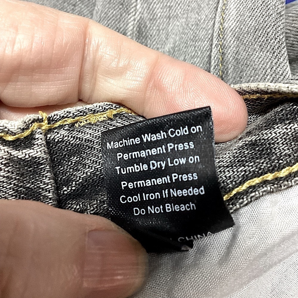 POL Washed Black Denim Boyfriend Jeans Relaxed Fit Straight Leg Size S,M,L New! - Picture 13 of 16